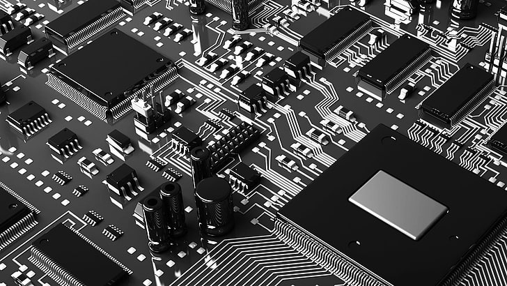 Integrated Circuit, complexity, closeup, industry, computer network Free HD Wallpaper