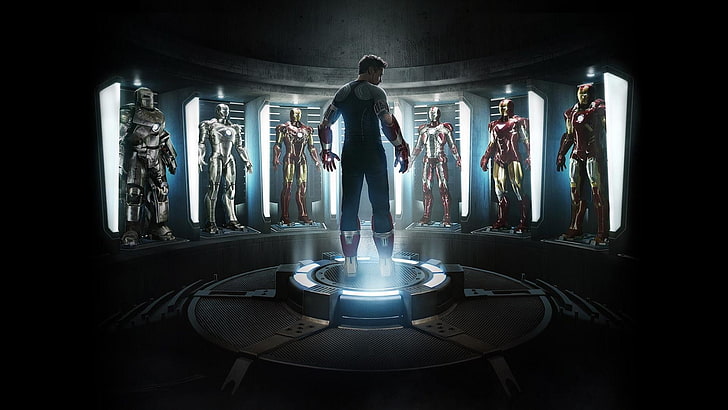 Iron Man 3 Trailer, innovation, movies, one person, technology Free HD Wallpaper