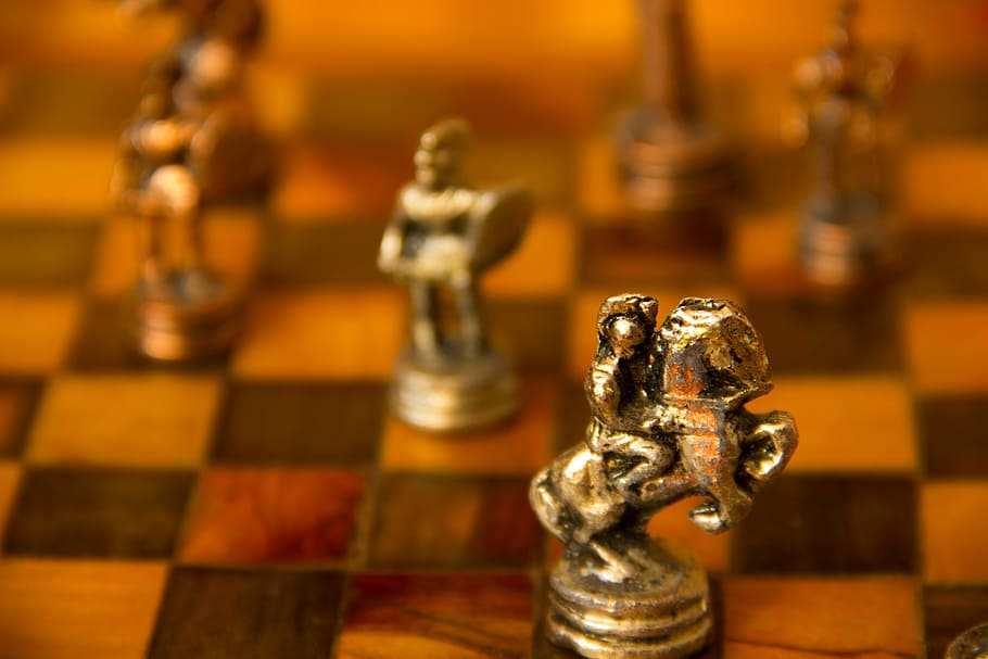 John Lewis Chess Set, game, chess, board game, competition Free HD Wallpaper