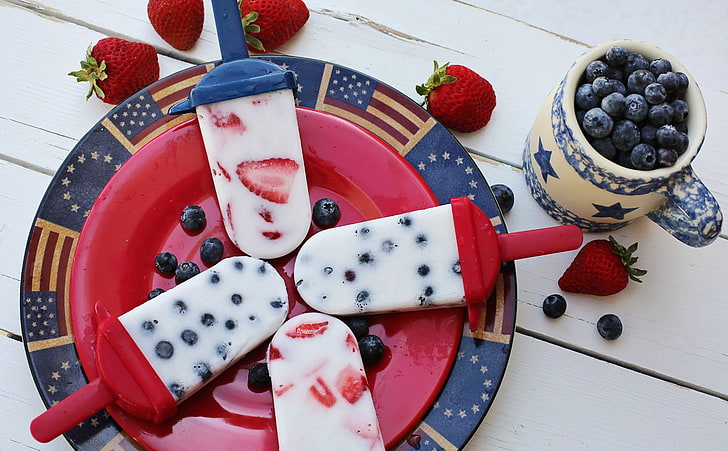 July 4 Food Ideas, national holiday, still life, breakfast, healthy eating