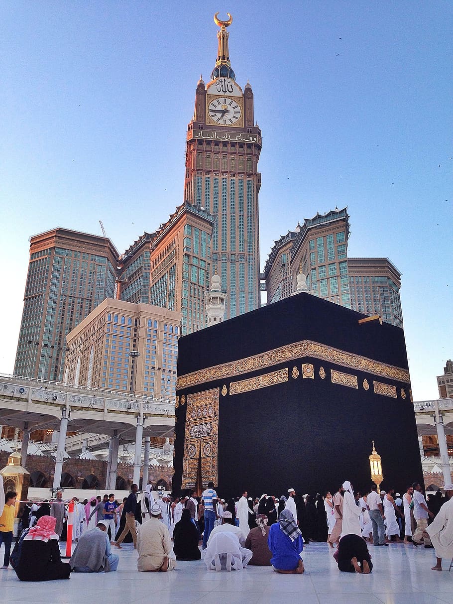 Muslim Kaaba, tourism, travel destinations, real people, men