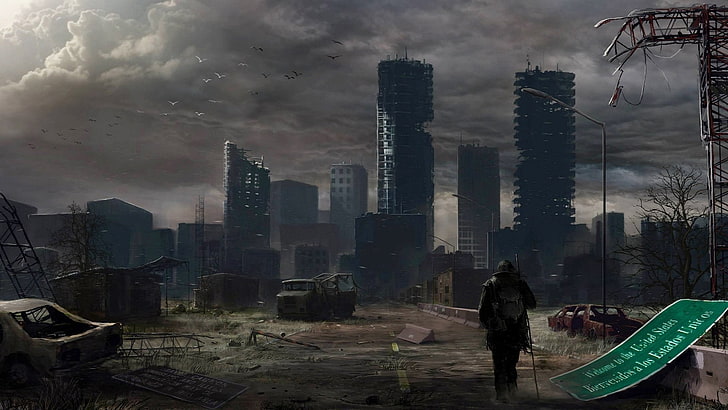 Post-Apocalyptic Dystopia, sci fi, post apocalyptic Free HD Wallpaper