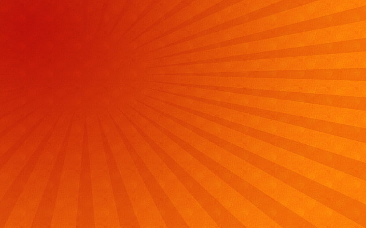 radial, retro styled, orange color, full frame Free HD Wallpaper