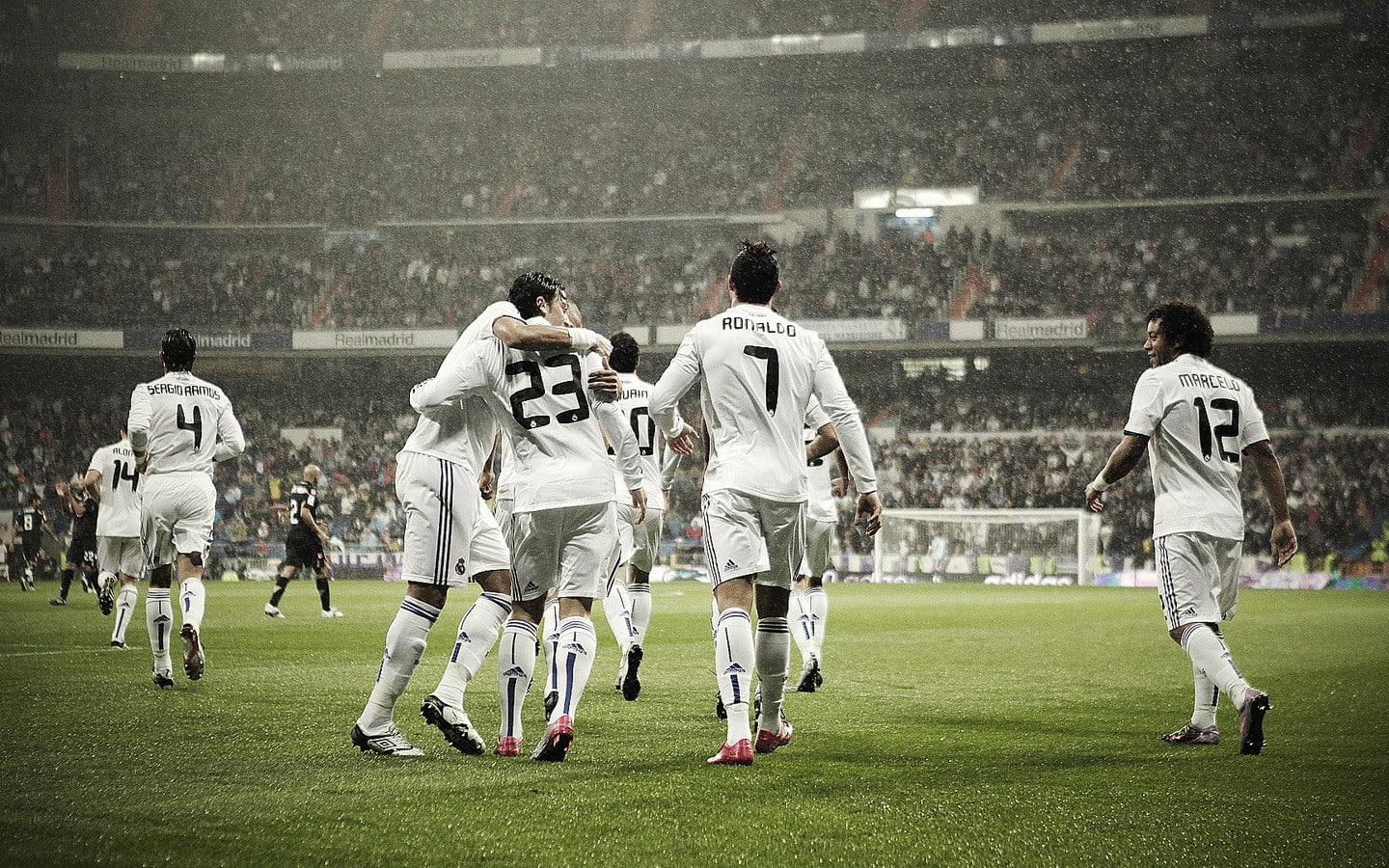 Real Madrid Players 2023, effort, sports equipment, athlete, ball