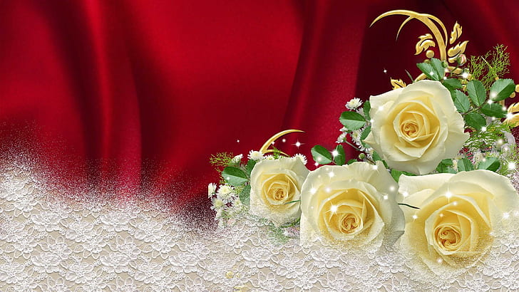 Rose Gold Silk, snow, satin, glamour, luxury Free HD Wallpaper