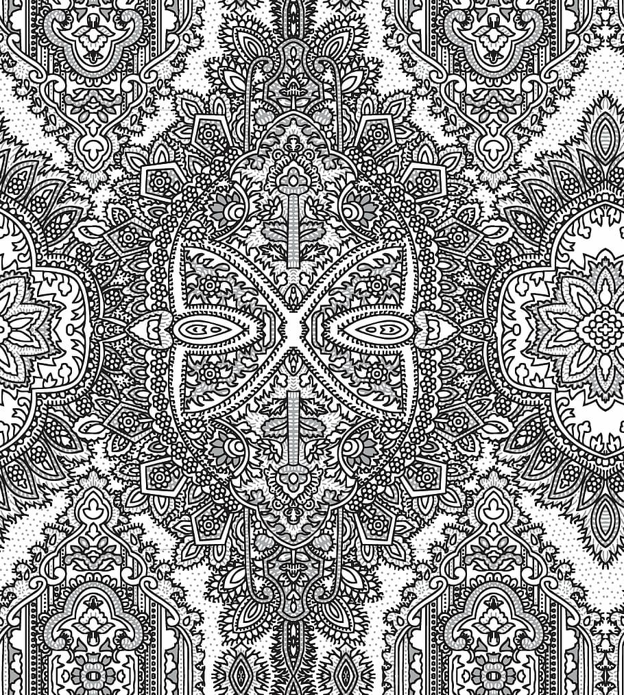 Sacred Circle, floral pattern, design, single flower, invitation Free HD Wallpaper