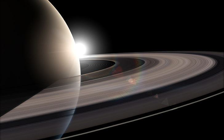 Saturn's Ring System, speed, blurred motion, indoors, nature Free HD Wallpaper