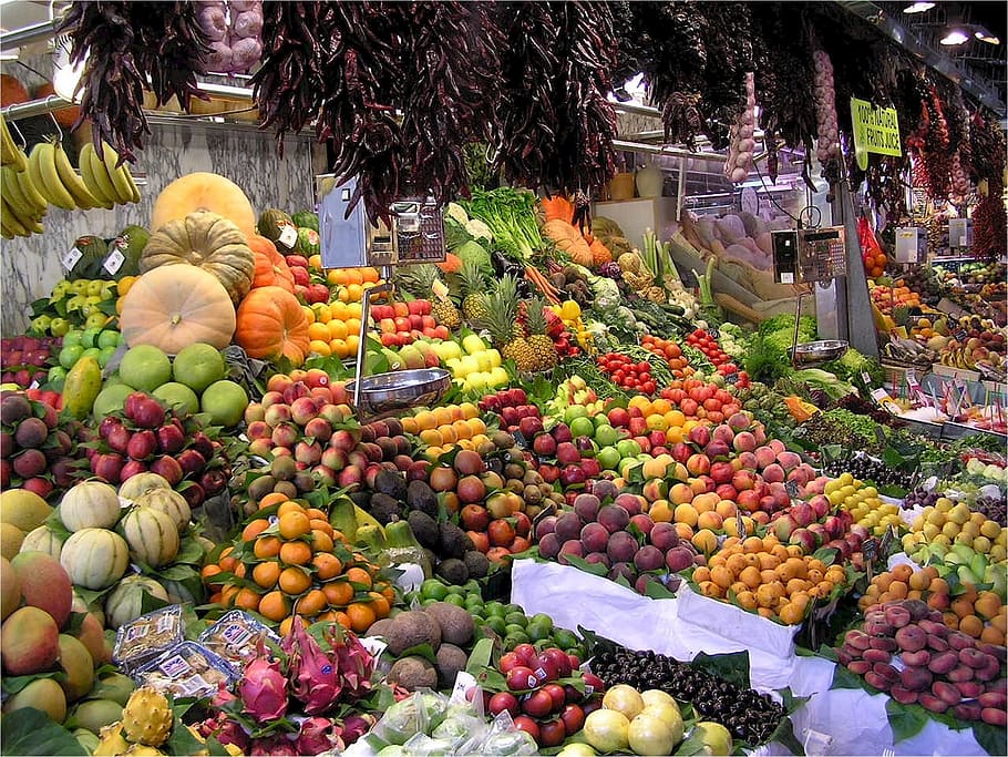Storing Fruits and Vegetables, grape, green, for sale, abundance