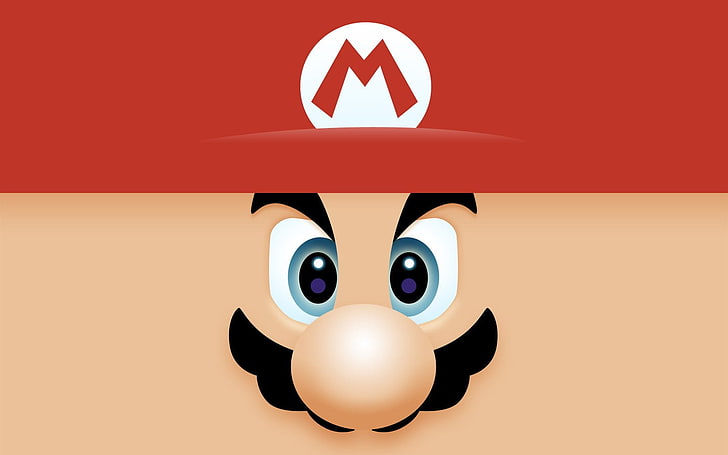 Super Mario Nintendo, studio shot, mustache, symbol, multi colored Free HD Wallpaper