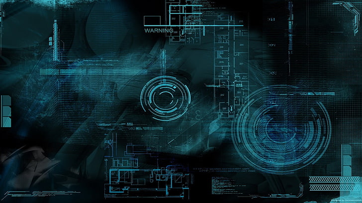 Technology, closeup, mother board, futuristic, computer Free HD Wallpaper