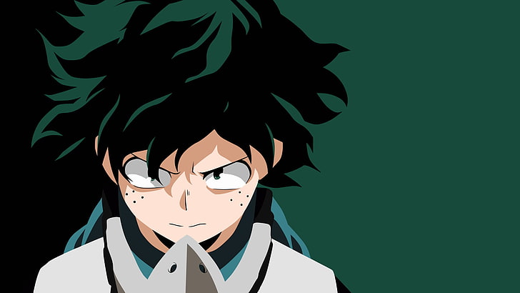 Academia Drawing Deku Anime My Hero, disguise, copy space, real people, studio shot