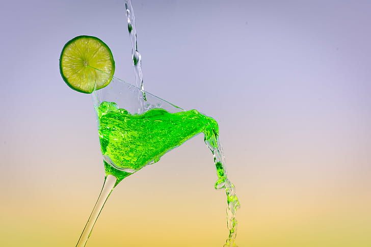 Acrylic Glass Sheet, drop, ice, food, limone Free HD Wallpaper