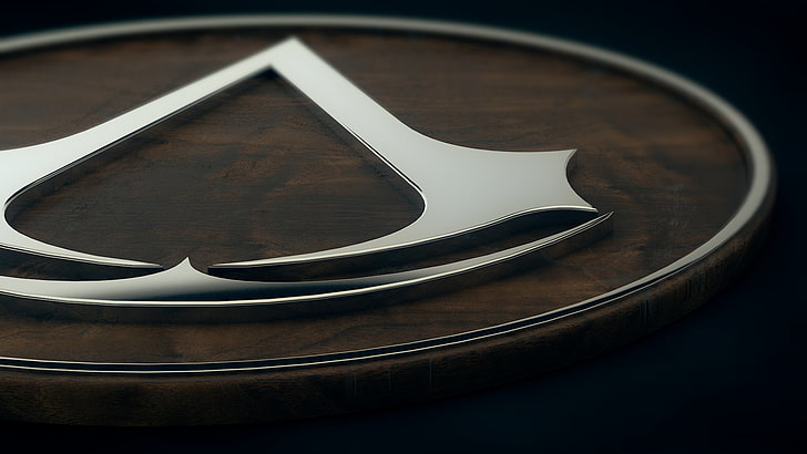 Assassin's Creed New Game, sign, design, metal, symbol