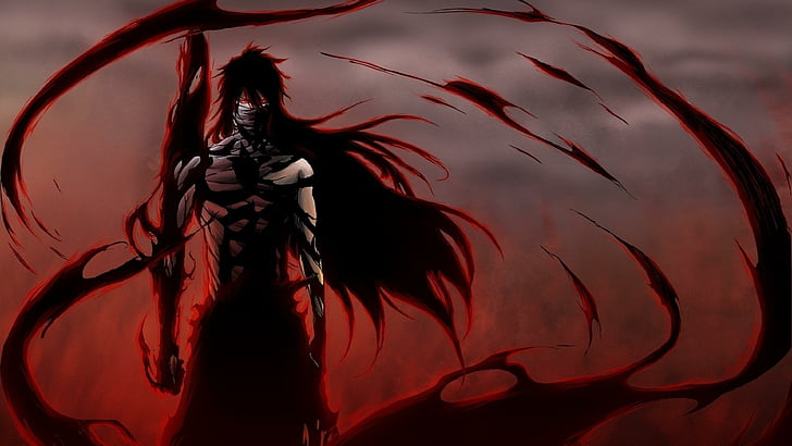 Bleach Ichigo Full Hollow, anime, getsuga, ichigo, bleach Free HD Wallpaper