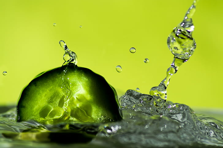 Close Up Food Photography, fruit, droplets, liquid, veggie Free HD Wallpaper