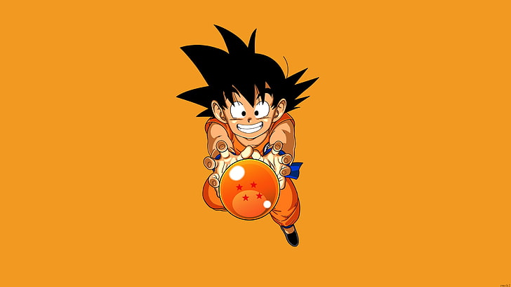 DBZ Goku SSJ3, no people, mammal, colored background, goku