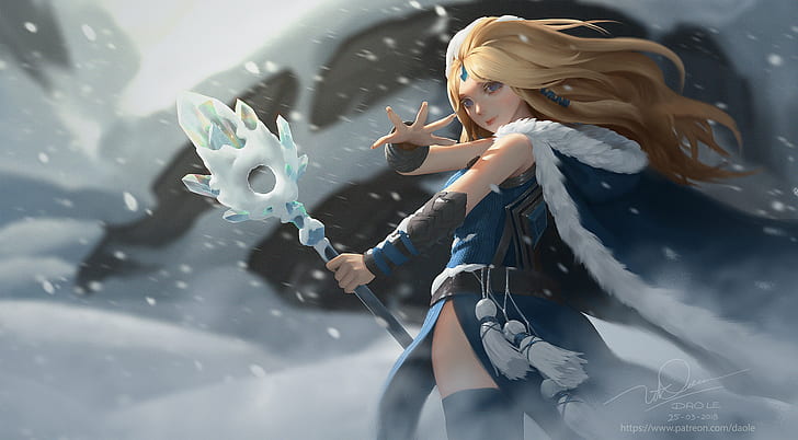 Dota 2, dota 2, crystal maiden dota2, Crystal, dao le trong Free HD Wallpaper