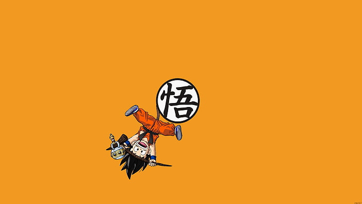 Dragon Ball Z Budokai, colored background, studio shot, men, copy space Free HD Wallpaper