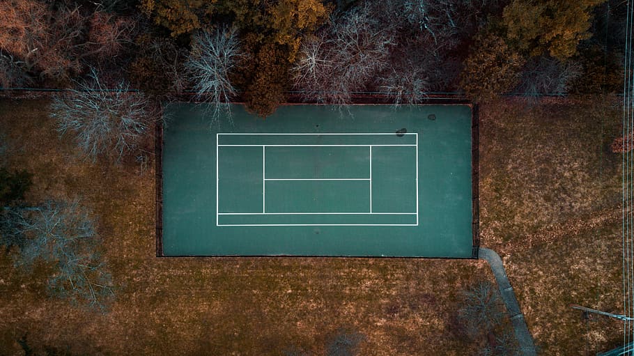 Grass Tennis Court, architecture, grass, basketball, land Free HD Wallpaper