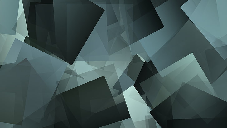 Gray Geometric, wall  building feature, digital composite, transparent, full frame Free HD Wallpaper
