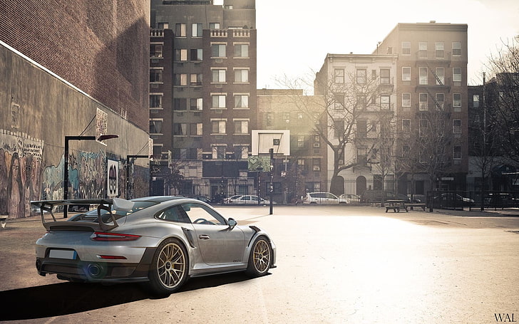 GT2 Cars, transportation, gray, city life, coupe Free HD Wallpaper