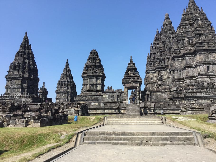 Hindu Temples in Indonesia, sky, outdoors, built structure, history Free HD Wallpaper