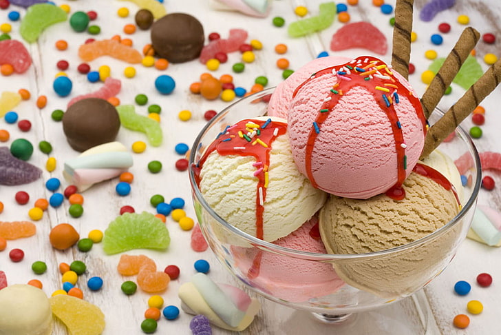 Ice Cream Float, indulgence, unhealthy eating, chocolate, ice Free HD Wallpaper