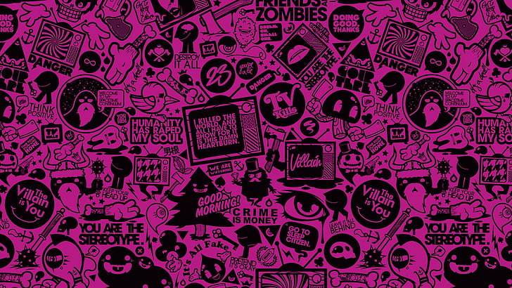 iPhone Black Pink Kpop, doodle, decoration, indoors, wall  building feature Free HD Wallpaper