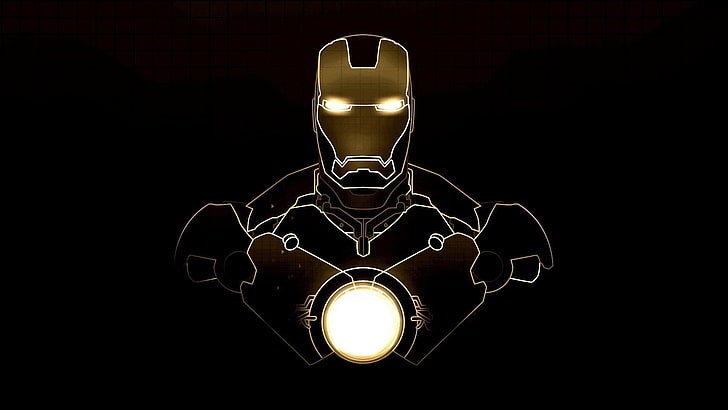 Iron Man PC, dark, gold colored, iron man, innovation Free HD Wallpaper