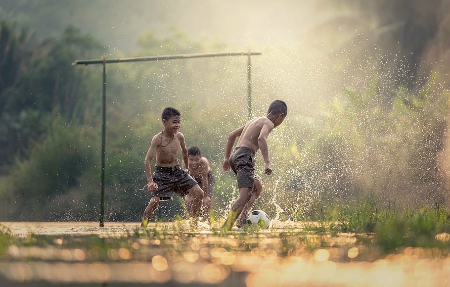 Kids Sprinklers Water Toys, dirty, wet, spraying, day