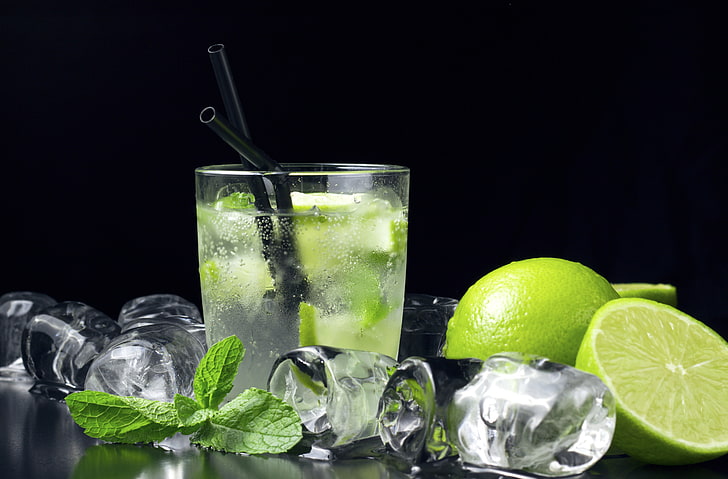 Lime Drinks, cold  temperature, lemonade, alcohol abuse, garnish Free HD Wallpaper