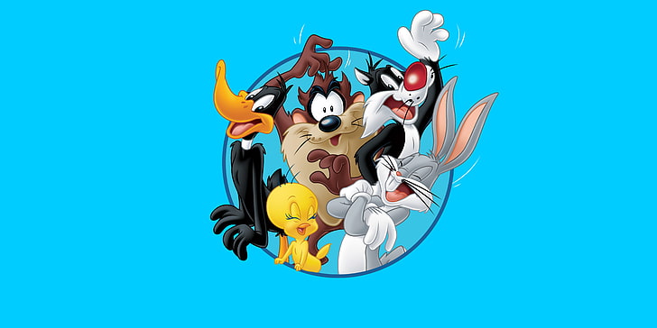 Looney Tunes Painting, bugs bunny, tweety, candy, vector Free HD Wallpaper