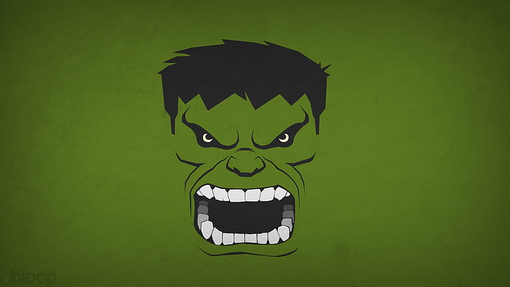 Marvel Hulk Logo, closeup, pop art, indoors, men Free HD Wallpaper