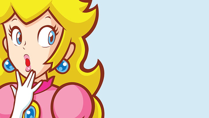 Mini Princess Peach, princess, peach, video, mario Free HD Wallpaper