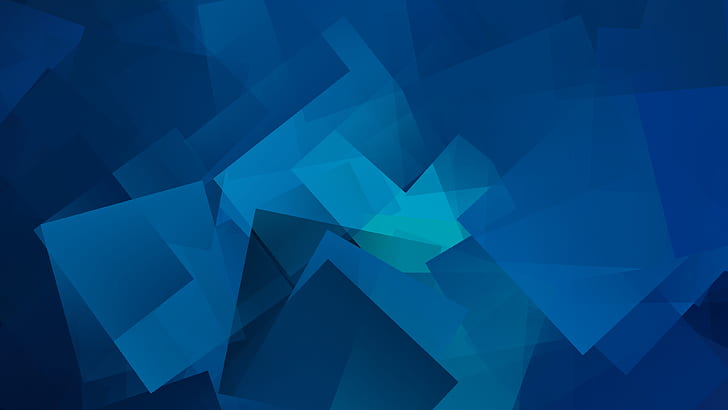 Royal Blue Faded, geometry, rave, square, abstract Free HD Wallpaper