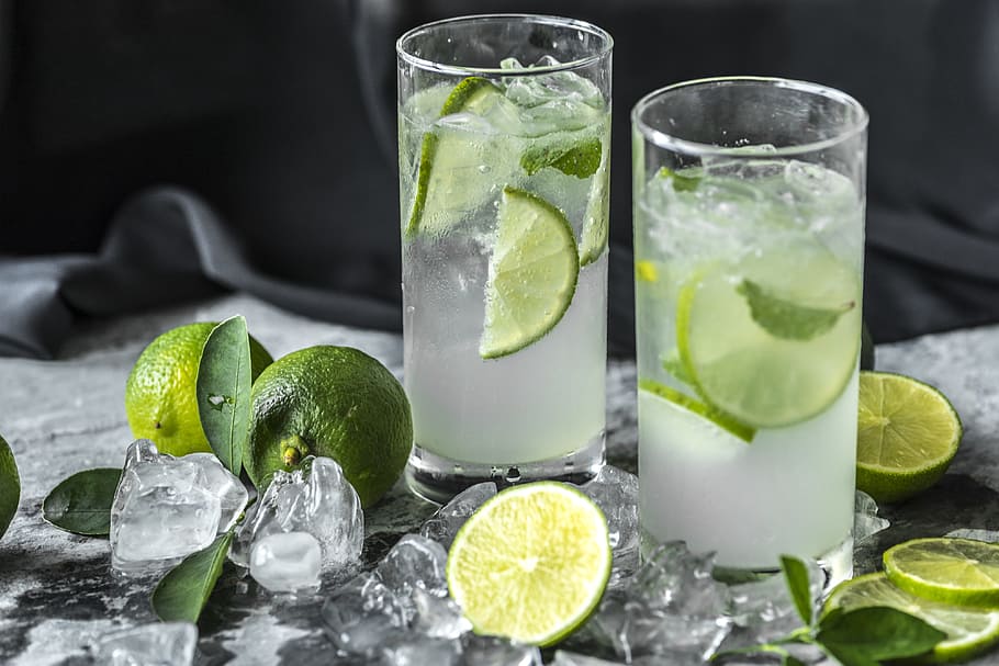 Seltzer Drinks Like White Claw, drink, food photography, green, alcohol