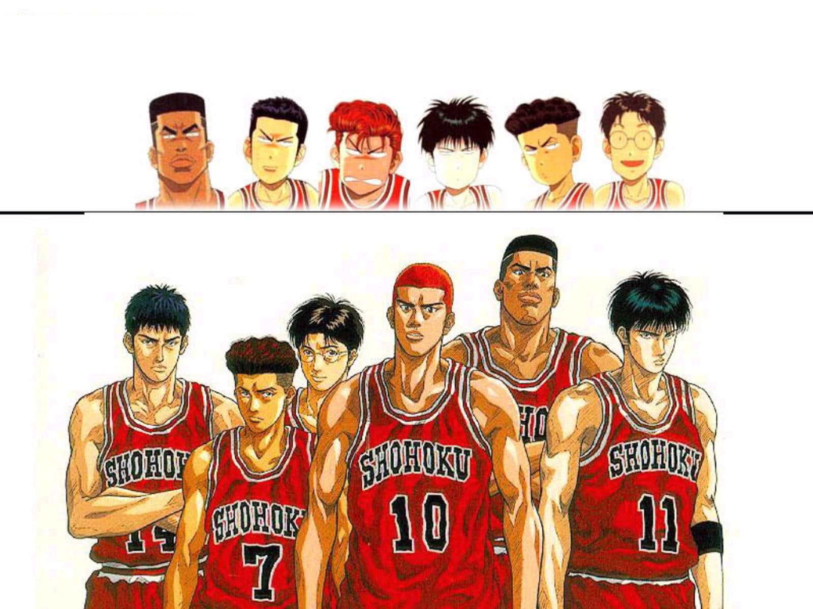 slam dunk, anime, serial, cartoon