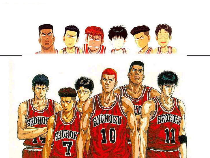 slam dunk, anime, serial, cartoon