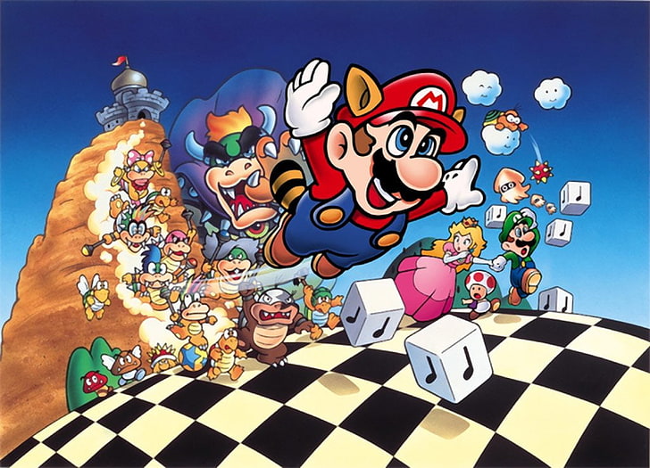 Super Mario Bros 2 Mario, luigi, princess peach, super mario bros 3, goomba Free HD Wallpaper