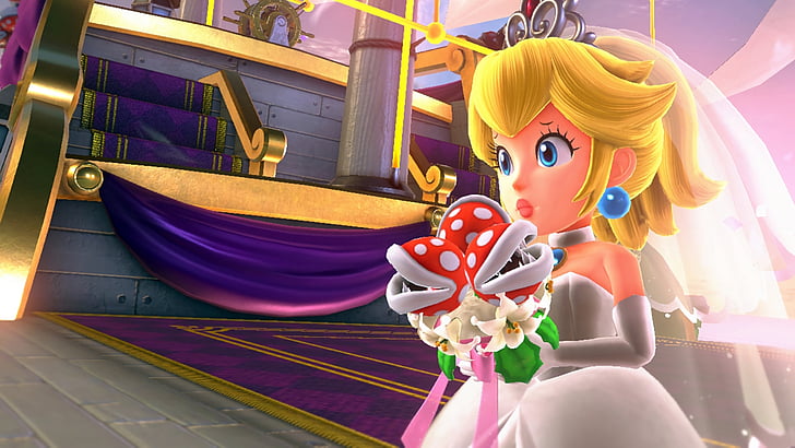 Super Mario Odyssey Game, super mario odyssey, super mario, princess peach, mario Free HD Wallpaper