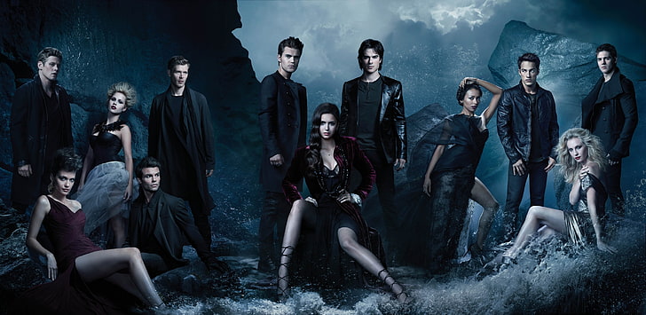 The Vampire Diaries Season, nightlife, diaries, michael trevino, crowd Free HD Wallpaper