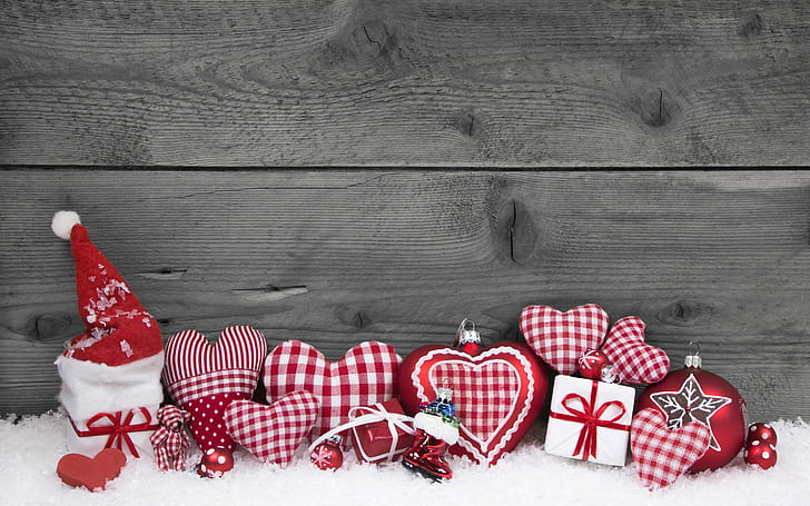 White Day Gifts, decoration, wood, hearts, new year Free HD Wallpaper