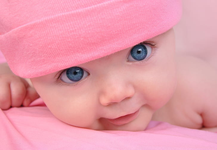 1366 X 768 Cool, big beautiful blue eyes, kid,, blue, beautiful Free HD Wallpaper