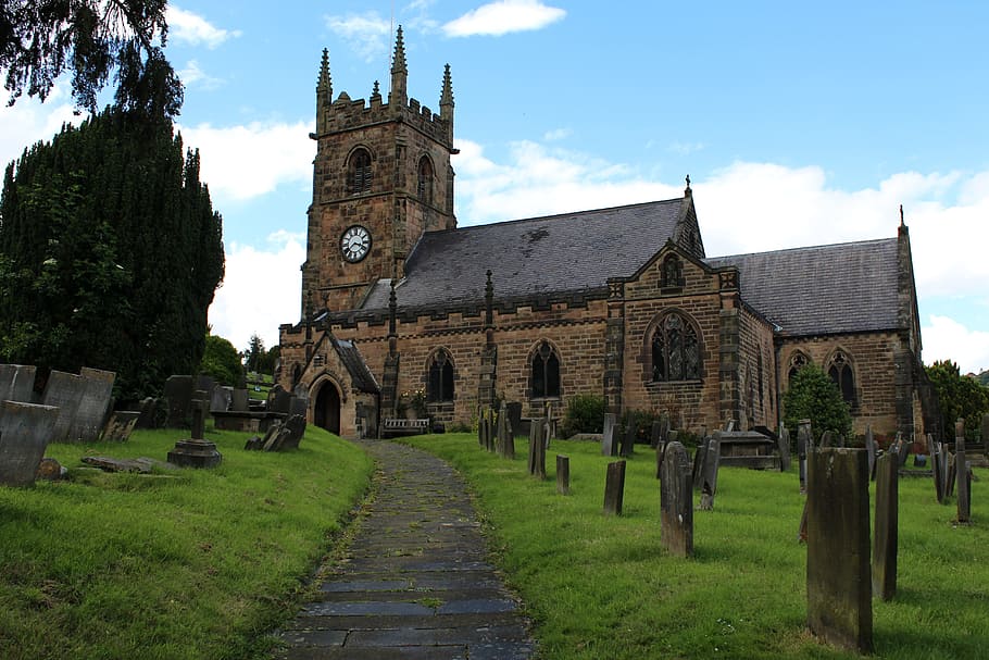 built structure, church, gothic style, architecture and buildings