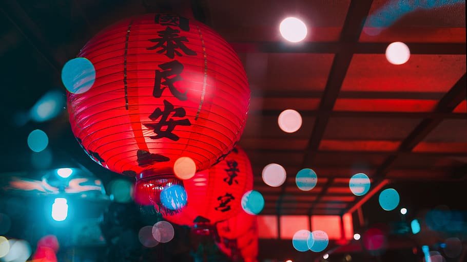 Chinese Calendar 2020, chinese lantern, communication, lanterns, focus on foreground Free HD Wallpaper