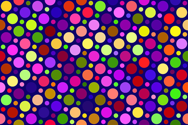 Colorful Dots Small, abundance, night, large group of objects, creativity Free HD Wallpaper