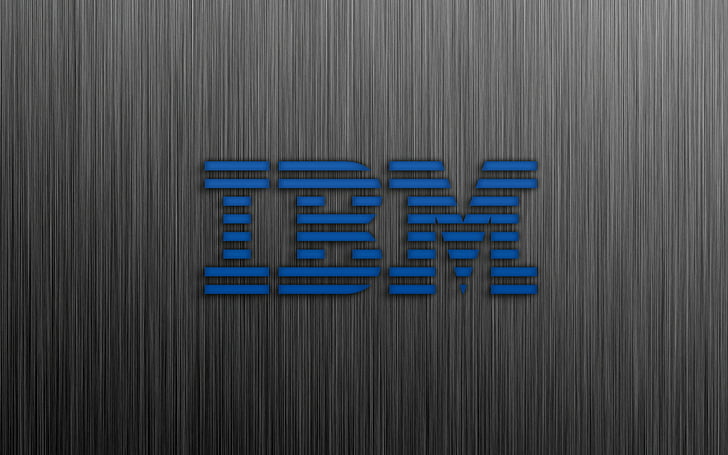 Dark, ibm, blue, metal, technology