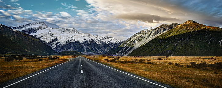 Elegant Nature, sign, cold temperature, diminishing perspective, newzealand Free HD Wallpaper