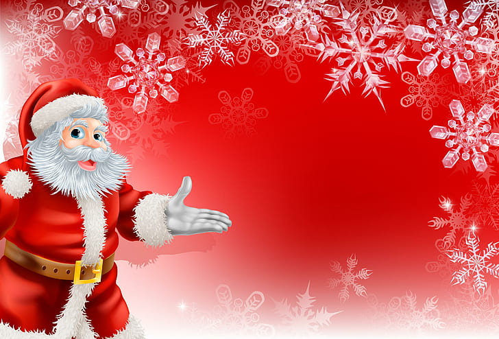Free Printable Christmas Gift Voucher, snowflakes, happy holidays, beauti, santa Free HD Wallpaper