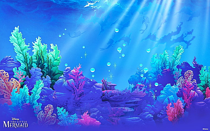 Little Mermaid DVD-Cover, disney, the little mermaid, little, mermaid Free HD Wallpaper